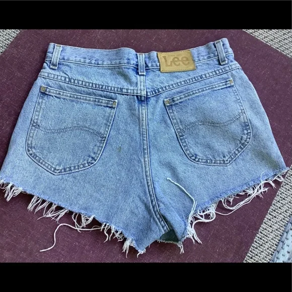Vintage Lee Denim Cutoffs - Picture 2 of 3